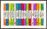 lifes a bookcase deluxe print framed by artist hue folk