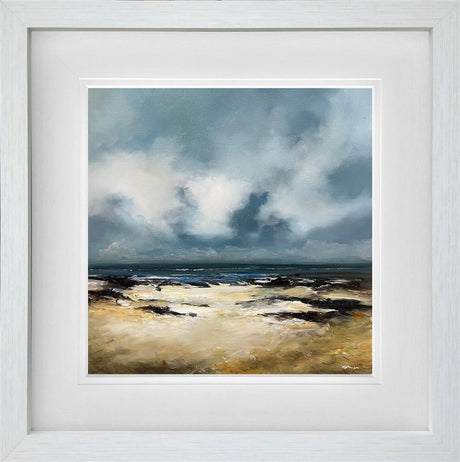 holding us in stillness framed original by artist alison johnson