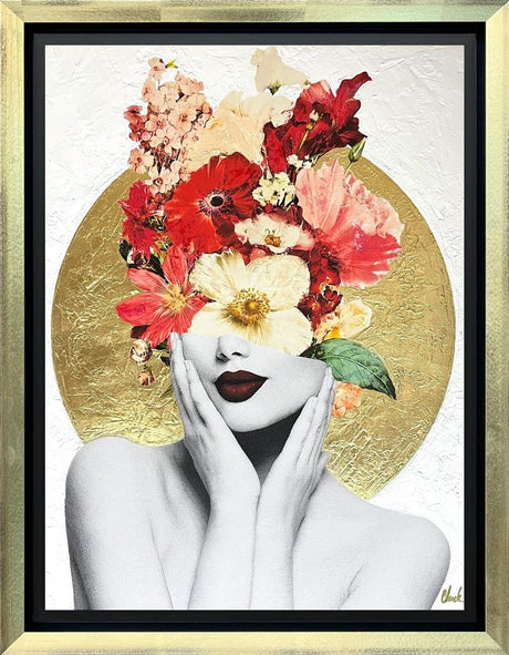 isolde framed original by artist chuck