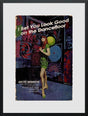 look good on the dancefloor frmaed print by artist linda charles