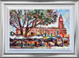 market day framed original by artist colin brown