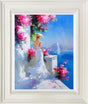 ocean blues framed original by artist aziz