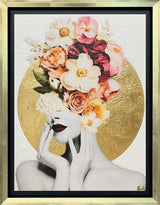 ophelienne framed original by artist chuck