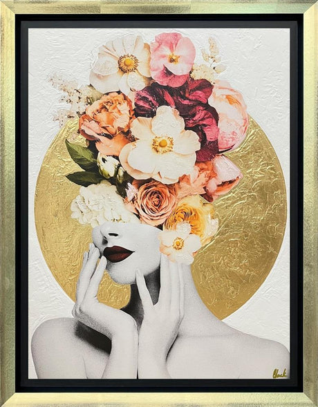 ophelienne framed original by artist chuck