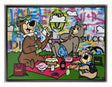 picnic party framed original by artist emily crook
