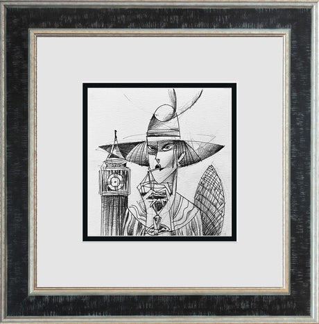 pricceless study framed original by andrei protsouk