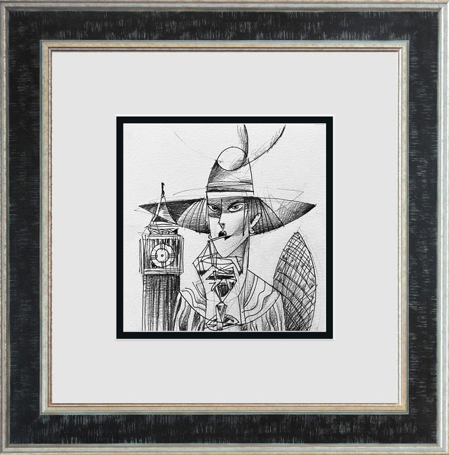 pricceless study framed original by andrei protsouk