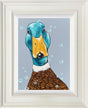 puddles framed original by artist amy louise