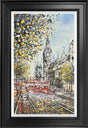 red route rush original framed by artist nigel cooke