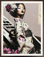 sabi no hada framed original by artist chuck