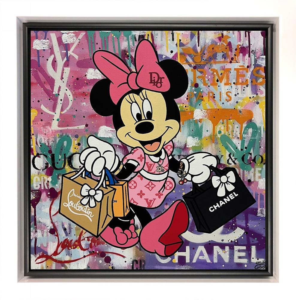 shopping days original framed by artist emily crook