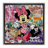 shopping days original framed by artist emily crook