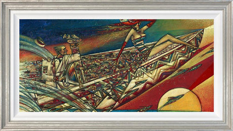 speed boat legacy tour collection framed original by artist andrei protsouk