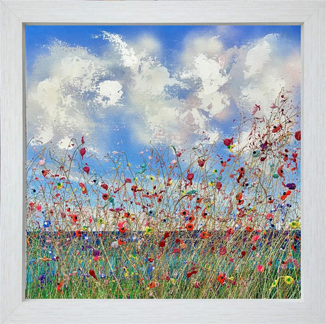 sunny sunday afternoon ii framed original by artist lisa pang
