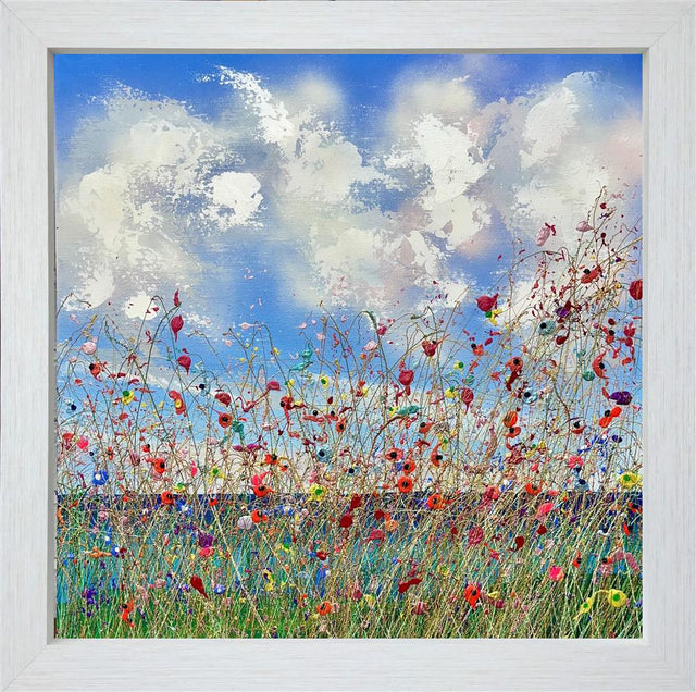 sunny sunday afternoon ii framed original by artist lisa pang