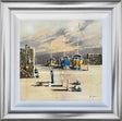 sunset departure framed original by artist john horsewell
