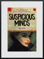 suspicious minds framed print by artist linda charles