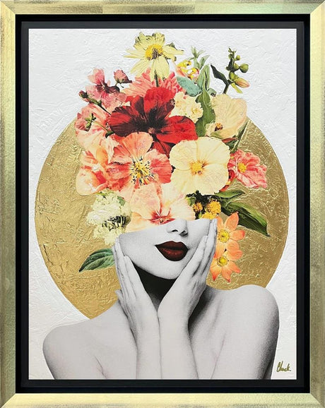 sylphina framed original by artist chuck