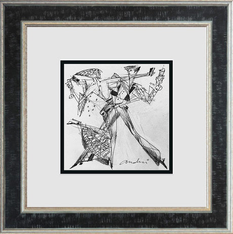 tantella study framed original by artist andrei protsouk