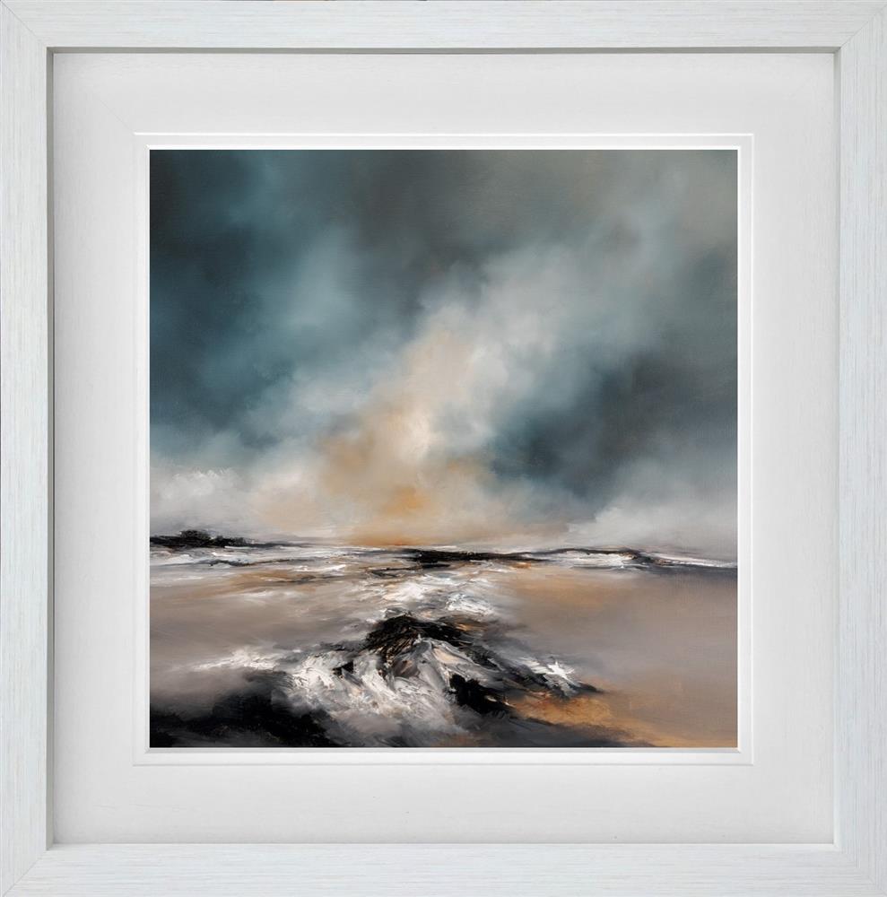 tender thoughts framed print by artist alison johnson