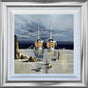 tethered to tranquility framed original by artist john horsewell
