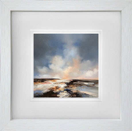 tranquil drift framed original by artist alison johnson