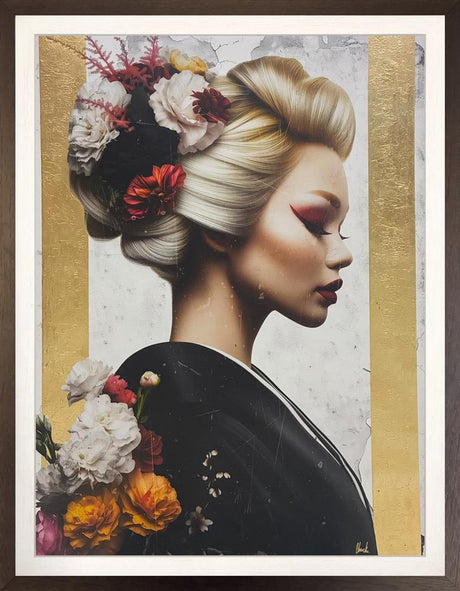 usuginu no yume dream of thin silk framed original by artist chuck