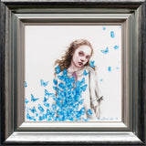 Wendy Darling framed by artist Kerry Darlington
