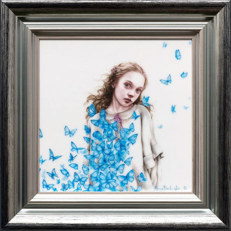Wendy Darling framed by artist Kerry Darlington