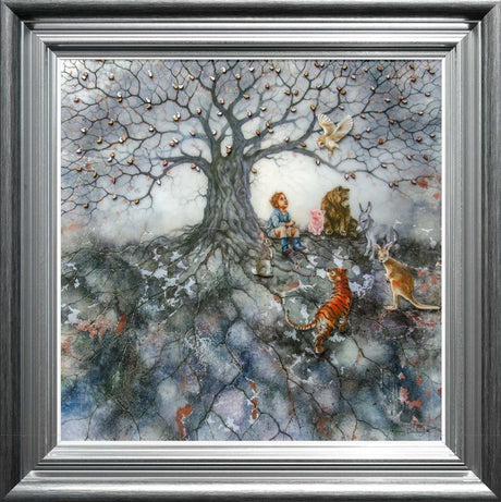 Winnie The Pooh One Hundred Acre Wood Framed by Artist Kerry Darlington