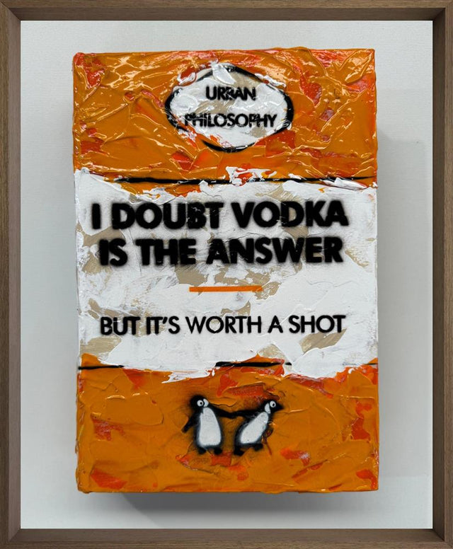 worth a shot storybook framed original by artist hue folk