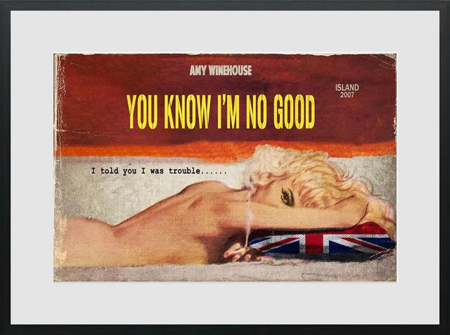 you know im no good framed print by artist linda charles