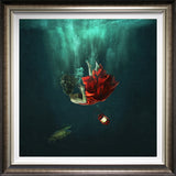 adrift deluxe framed by artist michelle mackie