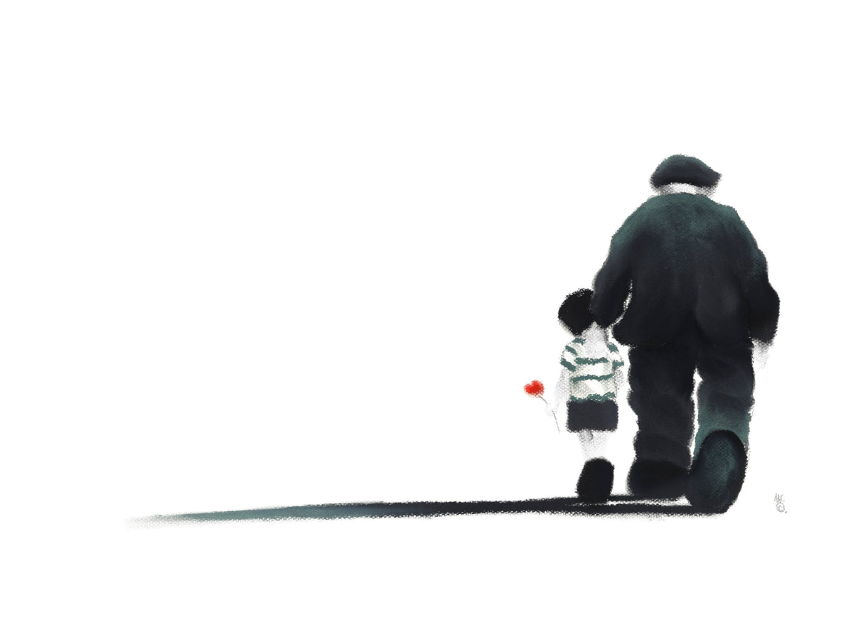 always together print by artist mackenzie thorpe