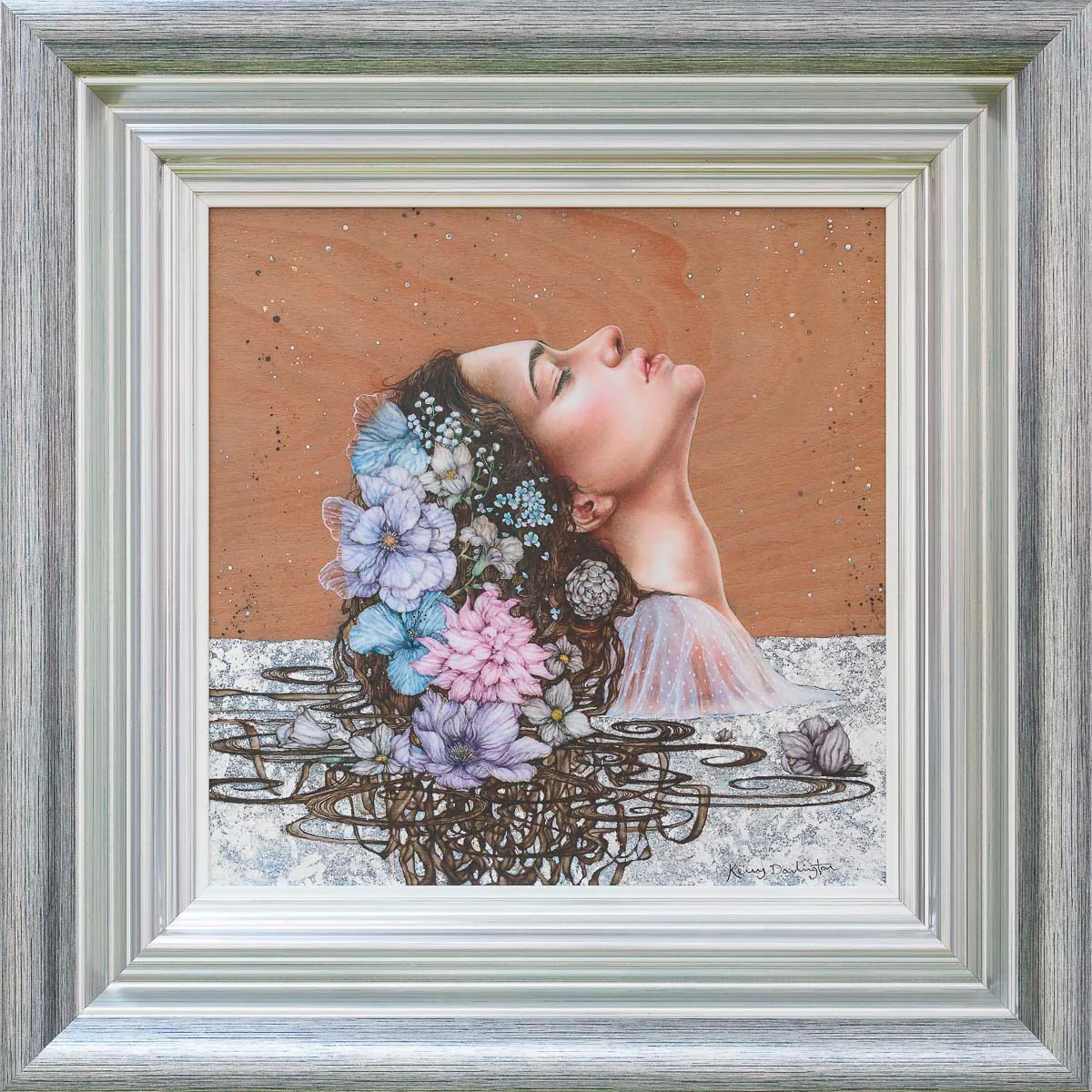 aurora framed by artist kerry darlington