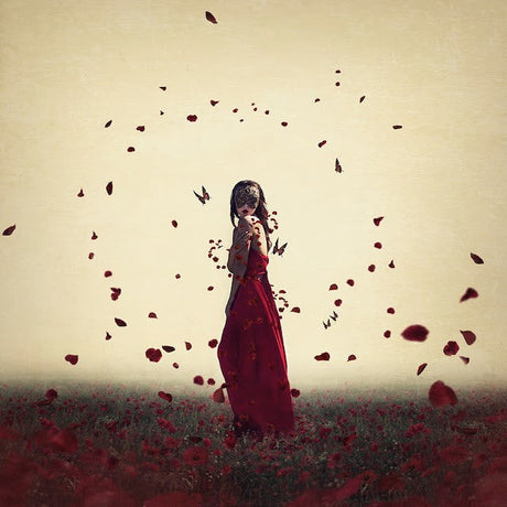 blind beauty print by artist michelle mackie