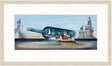 clock tower framed print by artist gary walton