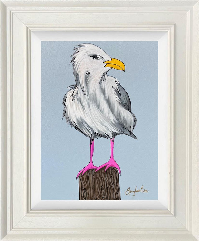 clyde framed original by artist amy louise
