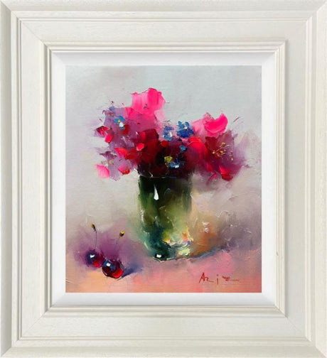 destined to be together framed original by artist aziz