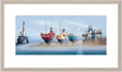 durdle trio framed print by artist gary walton