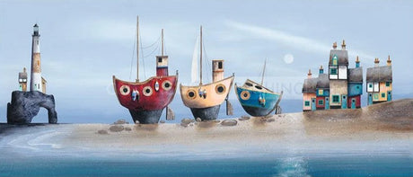 durdle trio mounted print by artist gary walton