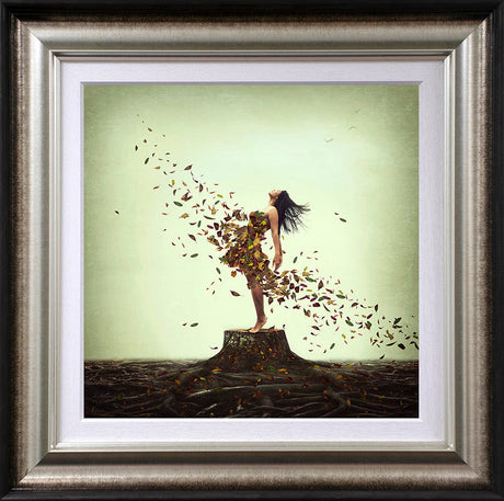 everlasting roots framed print by artist michelle mackie