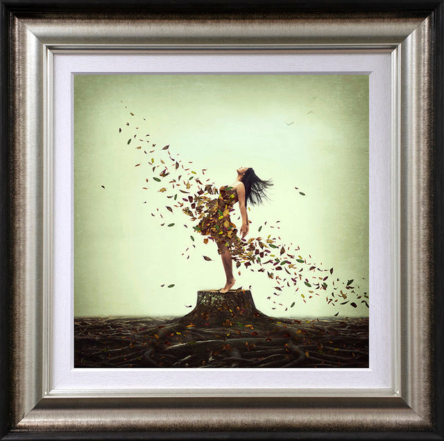 everlasting roots framed print by artist michelle mackie