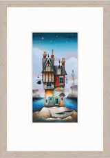 fish out of water print framed by artist gary walton