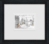 get peddlin sketch framed print by artist leigh lambert