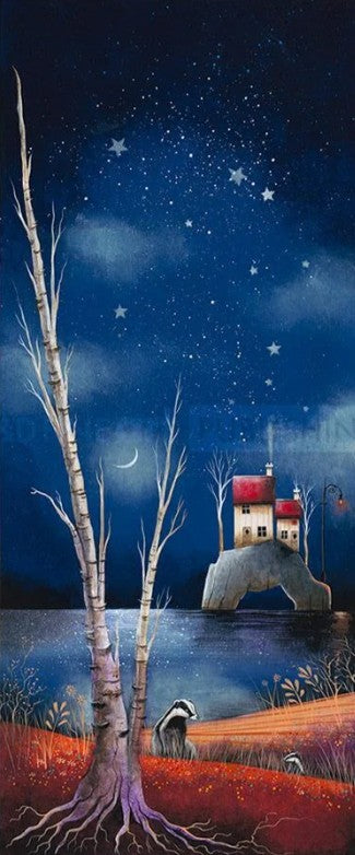 hide and seek mounted print by artist gary walton