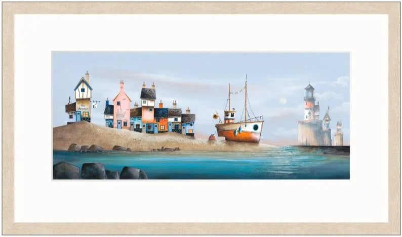 high and dry framed print by artist gary walton
