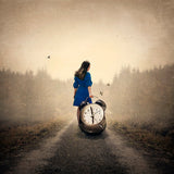 holding onto every minute print by artist  michelle mackie