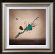 if i fall framed print by artist michelle mackie