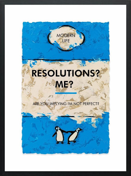 implying im not perfect framed print by artist hue folk